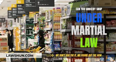 Martial Law: Shopping for Groceries?