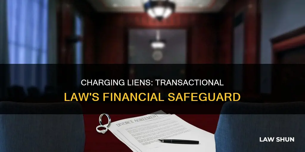 can you have a charging lien in transactional law