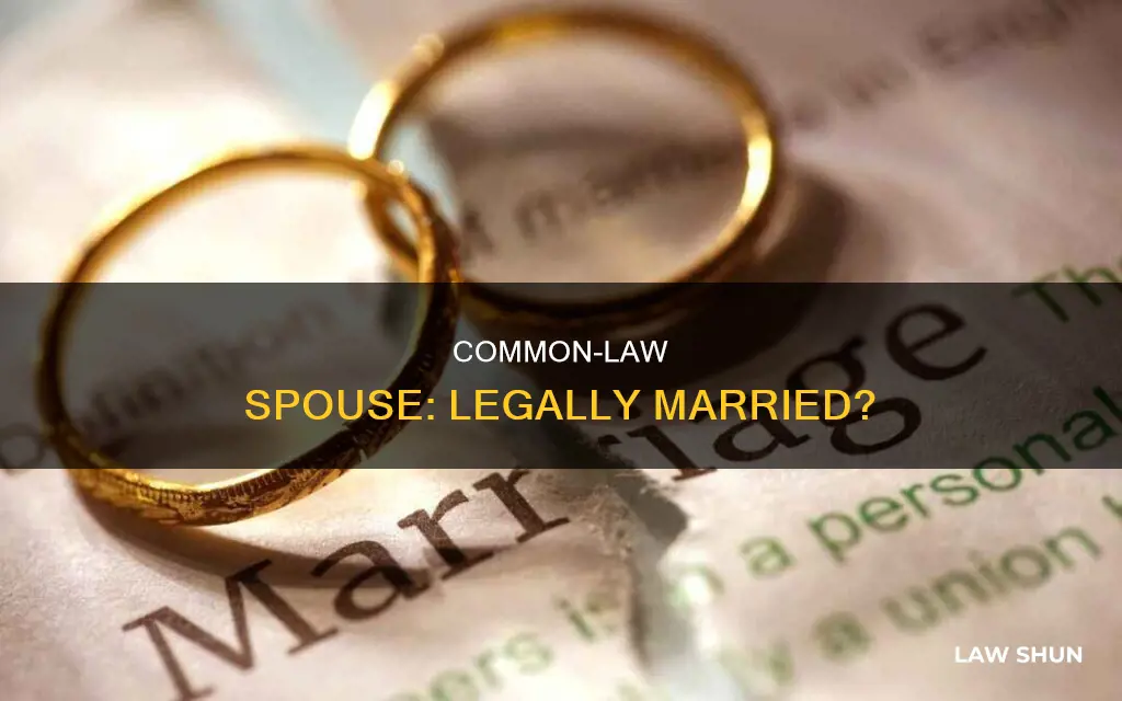 can you have a common-law spouse if still legally married