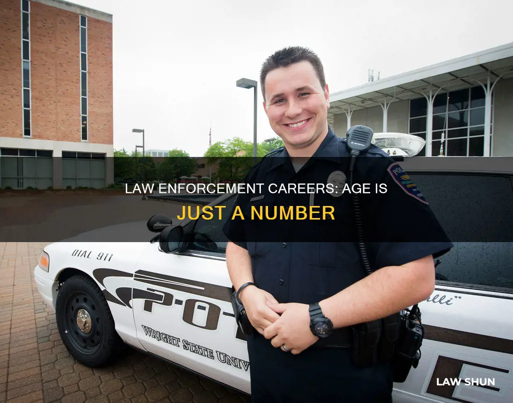 can you have a job in law enforcement under 40