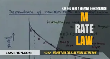 Understanding Negative Concentration Rate Laws in Chemistry