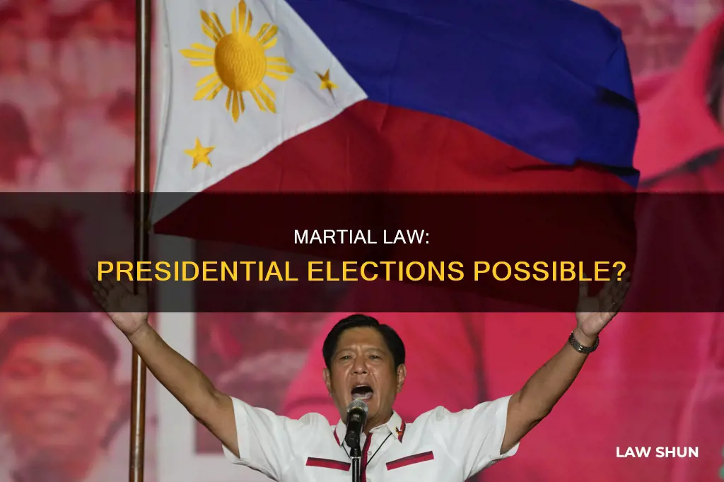can you have a presidential election during martial law