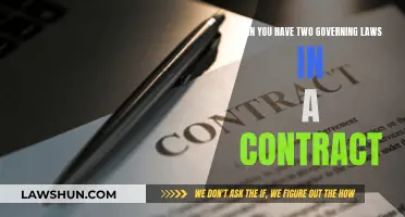 Dual Governing Laws: One Contract, Two Legal Systems