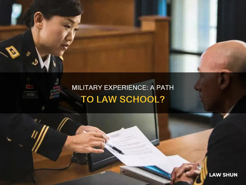 can you join the military to go to law schoo