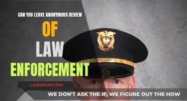 Police Reviews: Anonymity and its Legalities