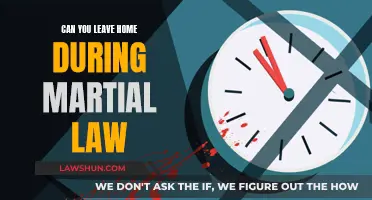Martial Law: Can You Leave Home?
