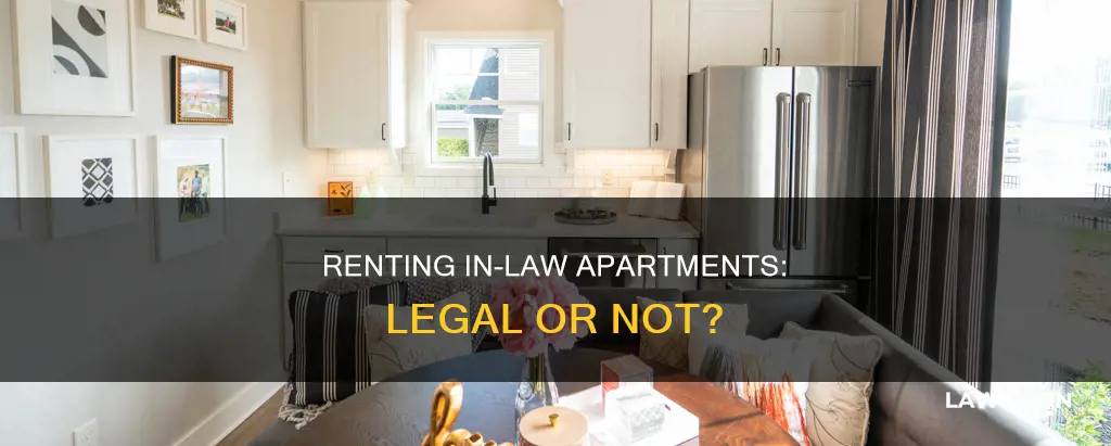 can you legally rent an in-law apartment