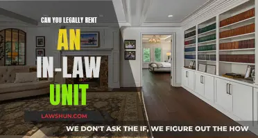 Renting an In-Law Unit: What's the Legal Status?