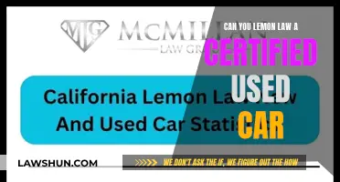 Used Cars and Lemon Law: Your Rights Explained