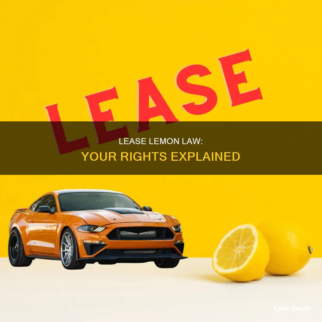 can you lemon law a lease