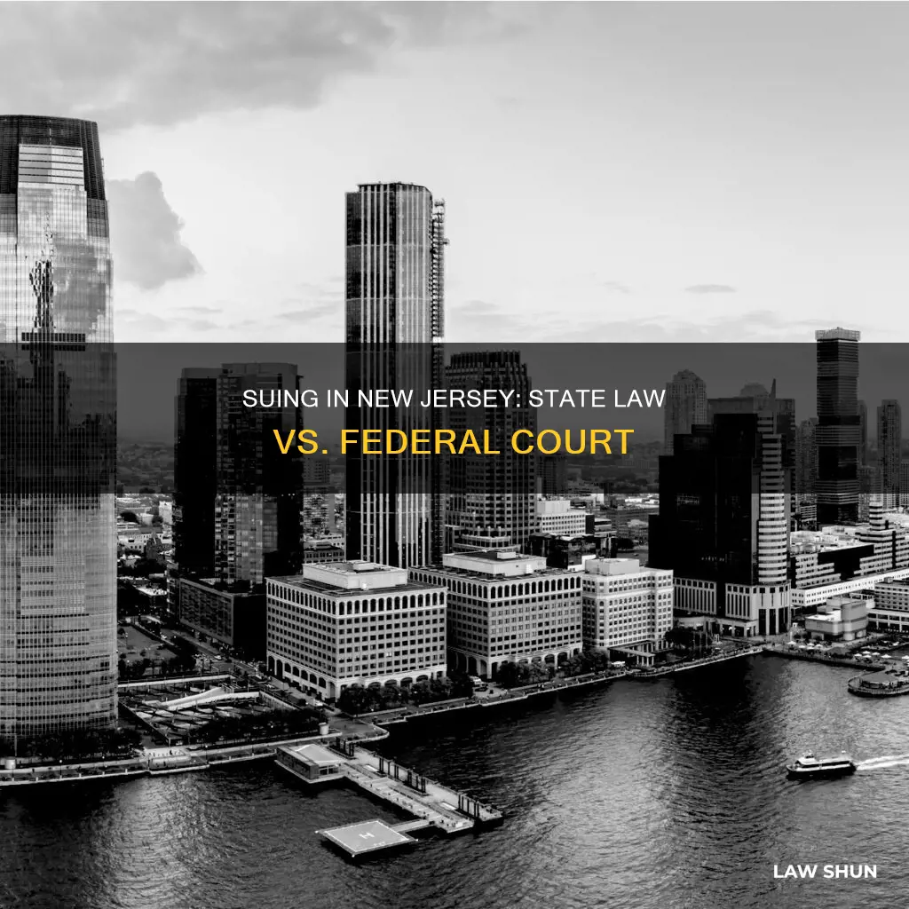 can you litigate ny state law in nj federal court