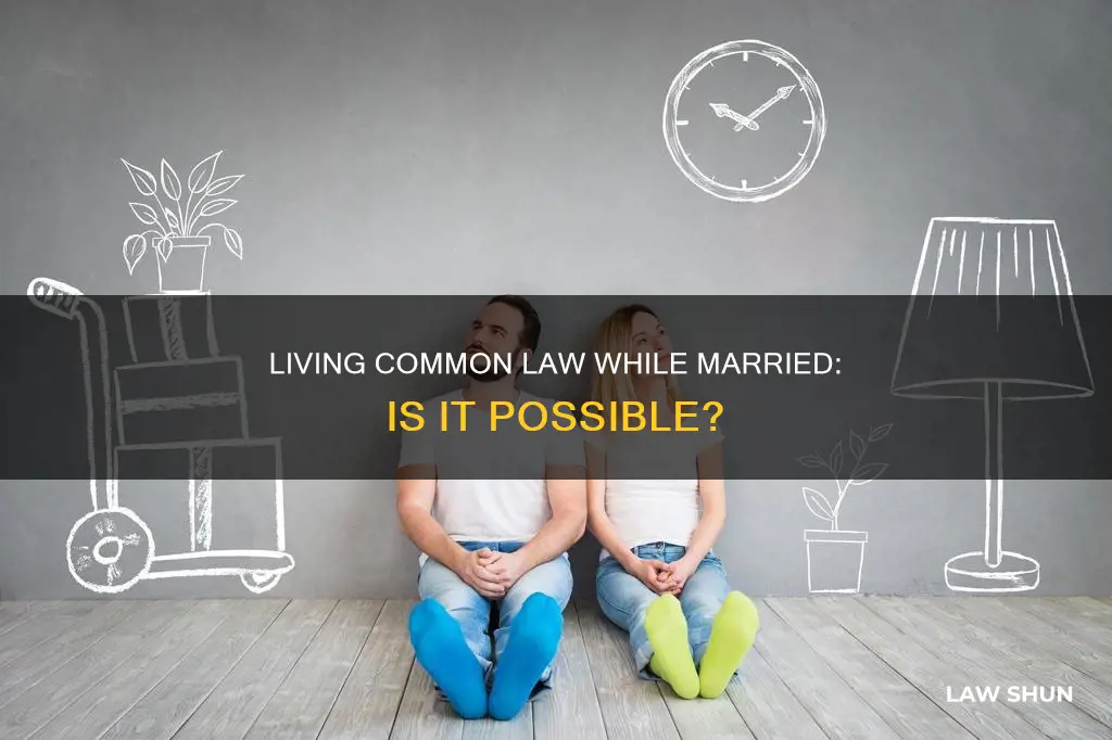 can you live common law while still married