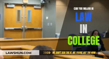 Law as a College Major: Is It Possible?