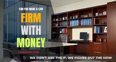 Money and Law Firms: Can You Buy Your Way In?
