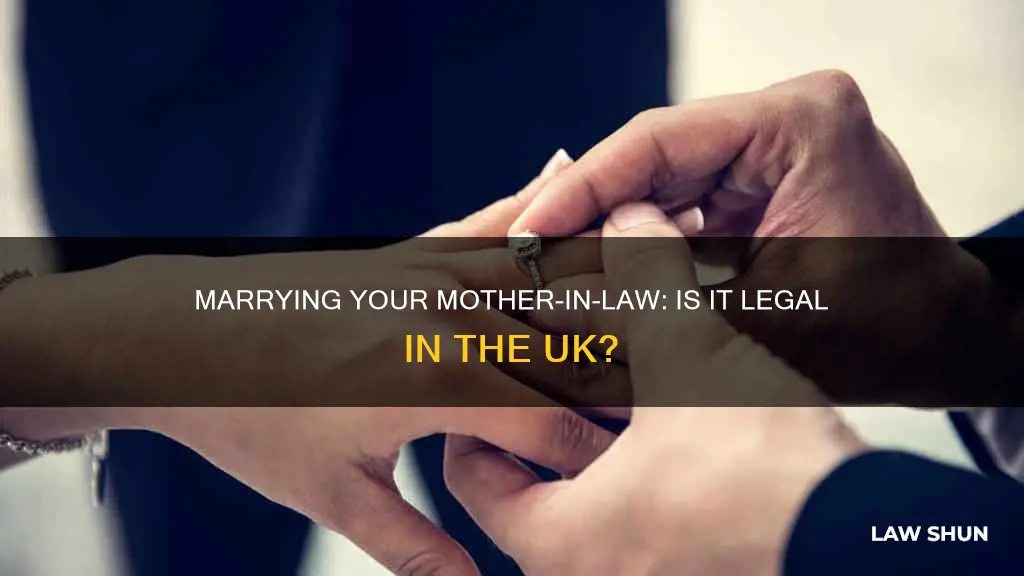 can you marry your mother in law uk