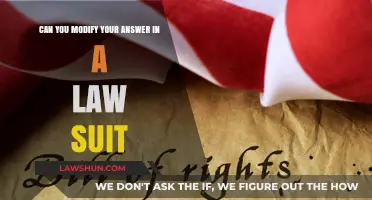 How to Modify Your Lawsuit Answer