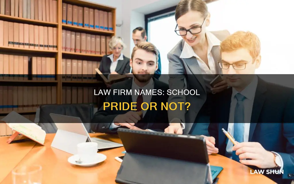 can you name you r law firm after your shcool