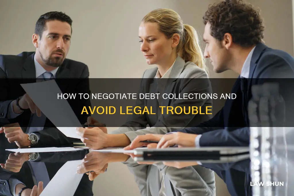 can you negotiate a debt collection from financial responsibility law