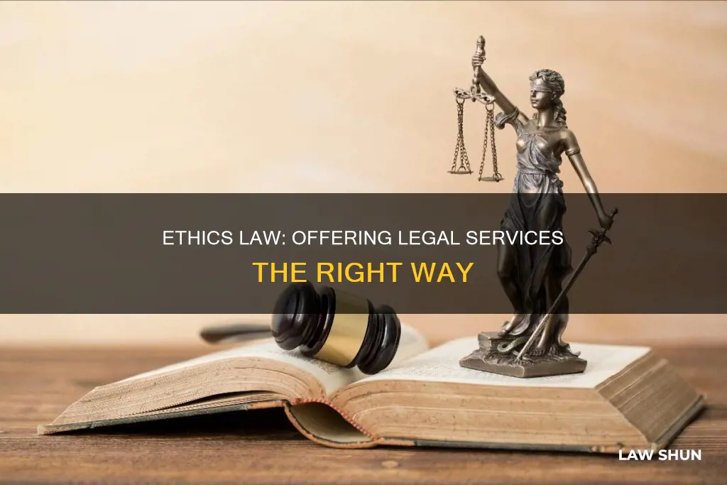 can you offer your services as a lawyer ethics law