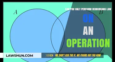 Demorgans Law: Operations and Beyond