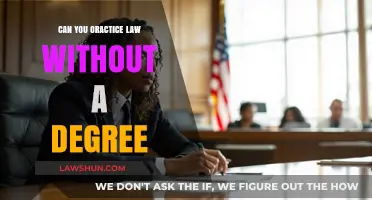 Law Practice: Degree-less Possibility?