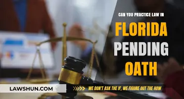 Florida Law Practice: Oath Pending