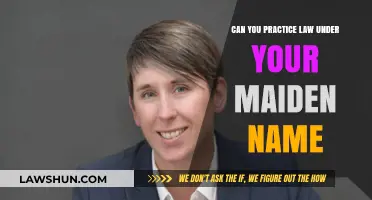 Maiden Name Usage: Legal Practice Identity