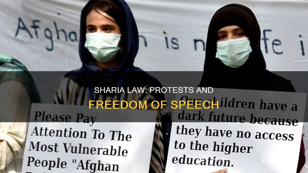 can you protest under sharia law