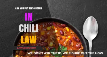 Pinto Beans in Chili: Legal or Not?