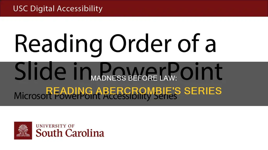 can you read age of madness before first law