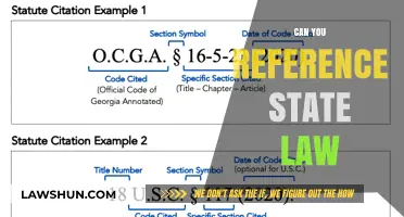 State Law: How to Reference?