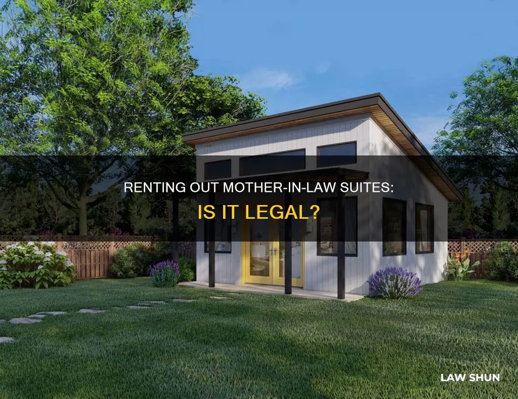 can you rent out a mother in law
