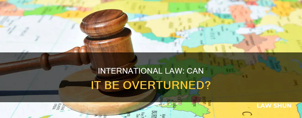 can you repeal international law