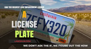 License Plate Lookup: Can Police Help?