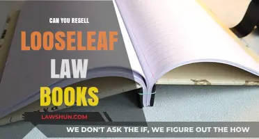 Reselling Looseleaf Law Books: A Legal Way to Make Money?