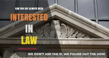 My Passion for Law: A Lifelong Interest