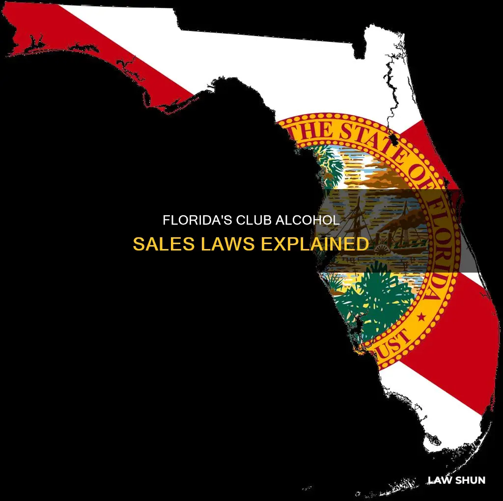 can you sell alcohol in the club laws in florida