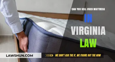 Virginia Law: Can You Sell Used Mattresses?
