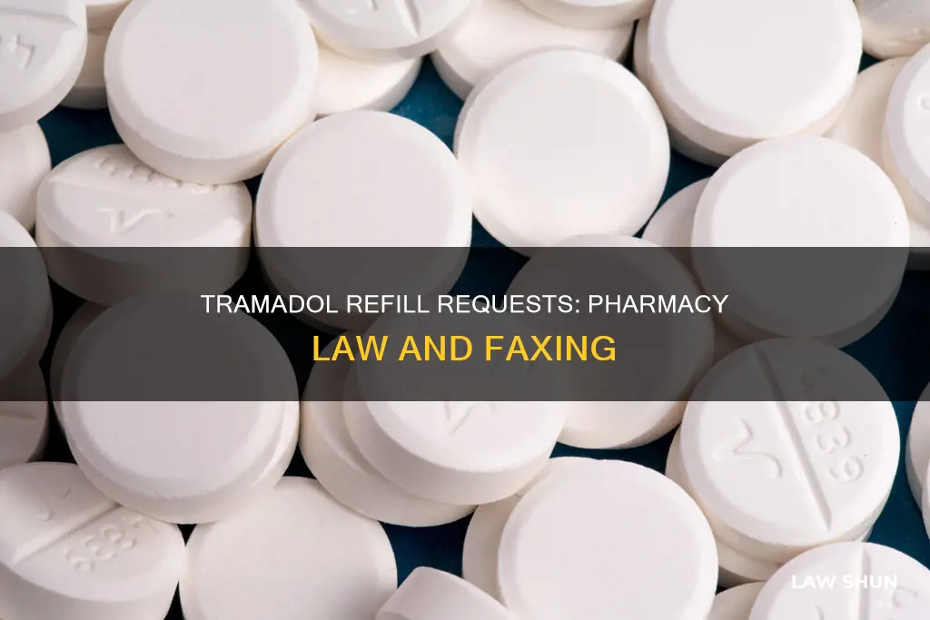 can you send refill requests for tramadol pharmacy law fax