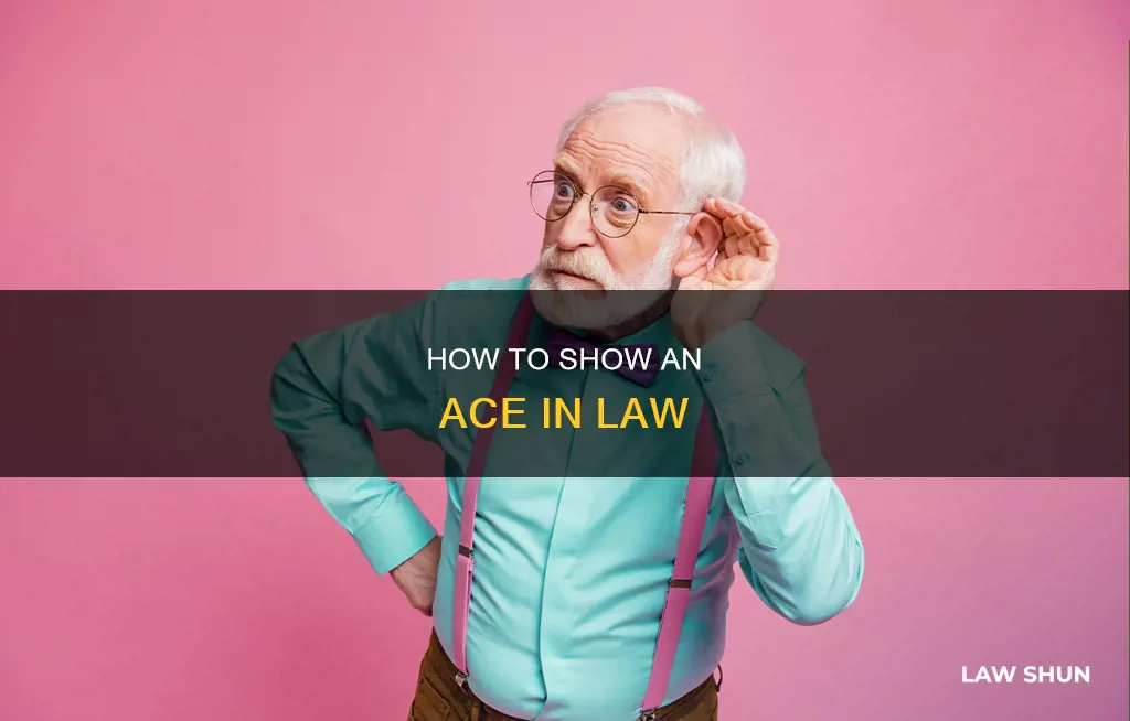 can you show an ass law