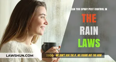 Pest Control Spraying: Rain Laws and You