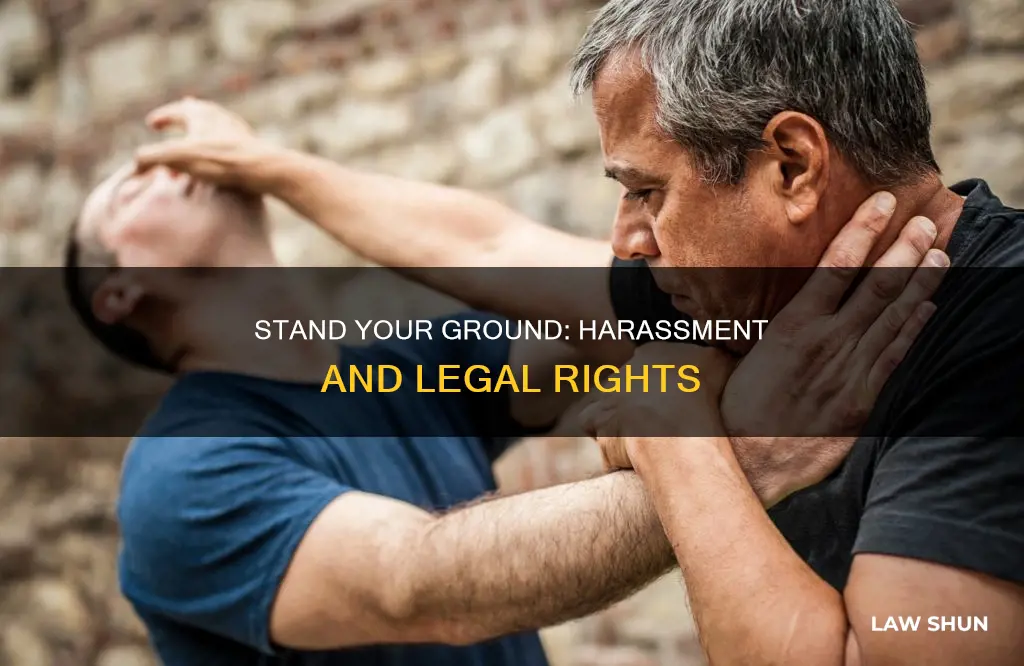 can you stand your ground law if being harassed