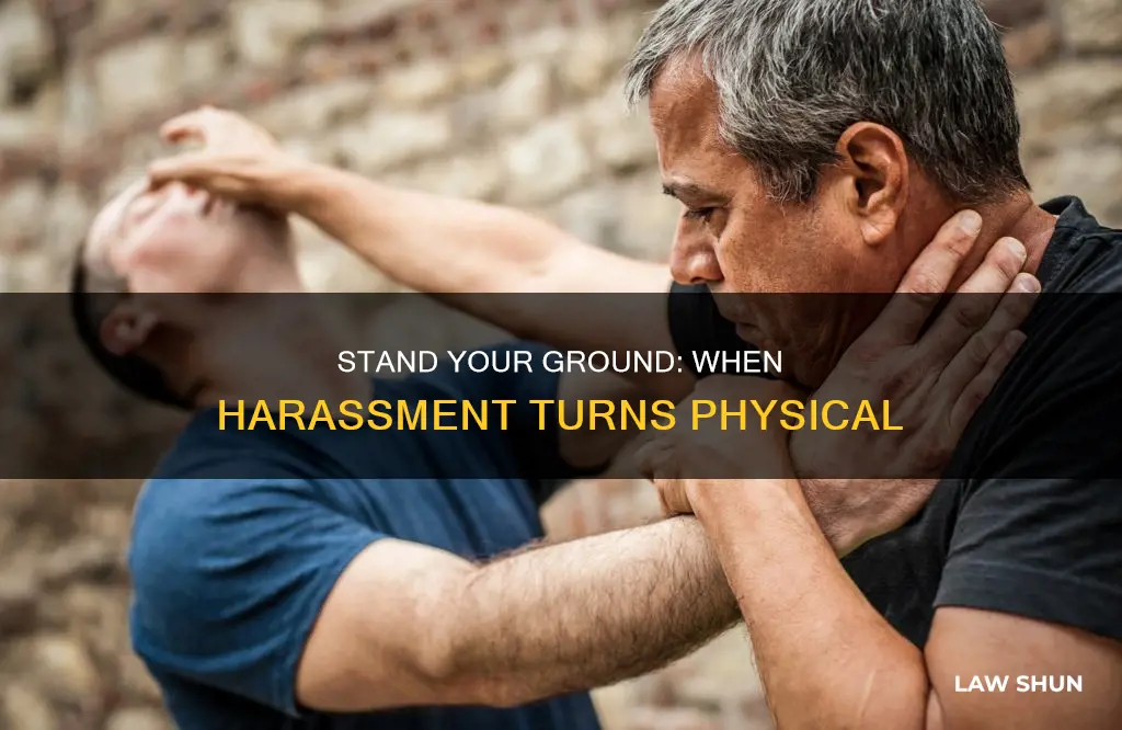 can you stand your ground law if being harrased