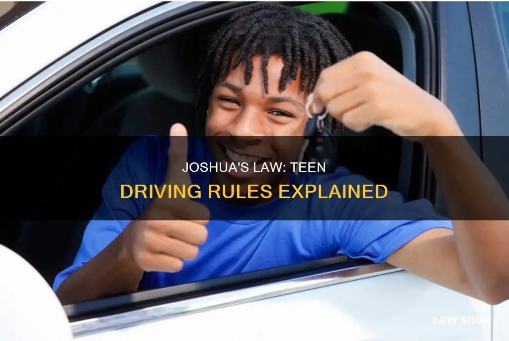 can you start joshuas law at 14