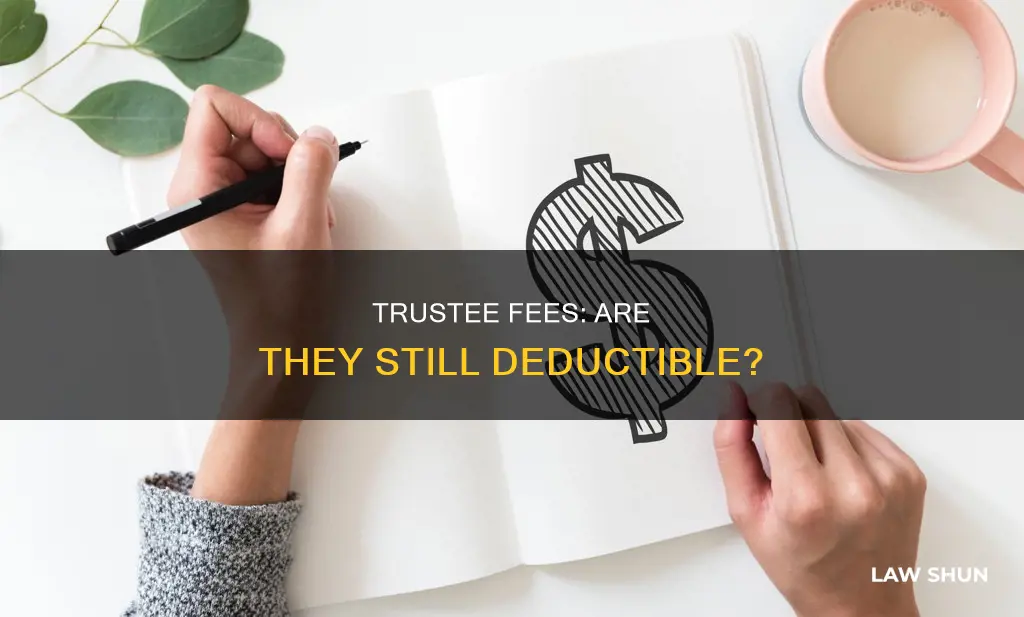 can you still deduct trustee fees under new law