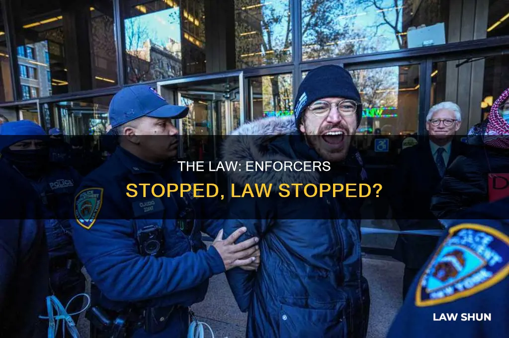 can you stop the law by stopping the law enforcers