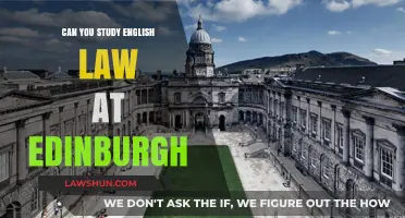 Edinburgh University: Studying English Law