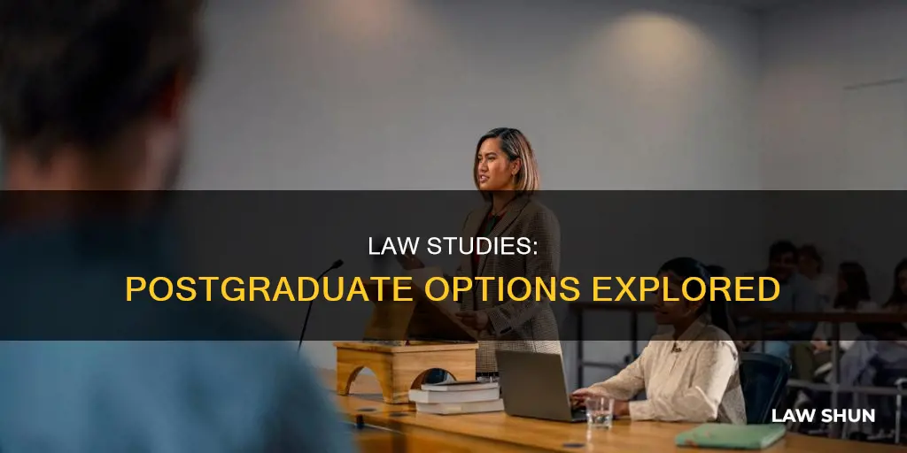 can you study law as a postgraduate