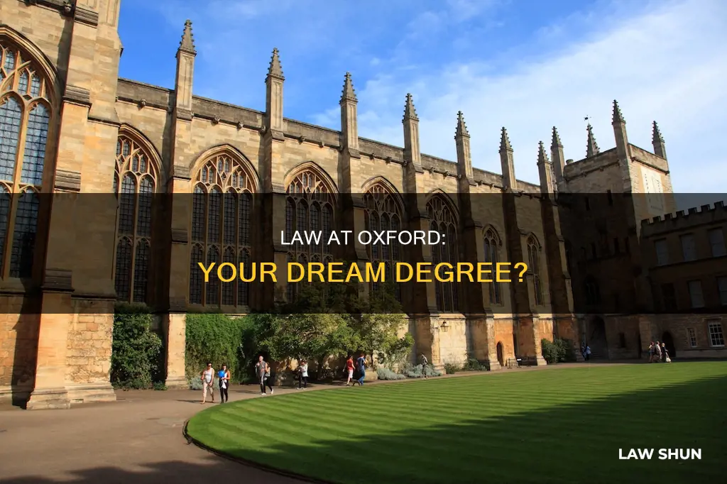 can you study law at oxford