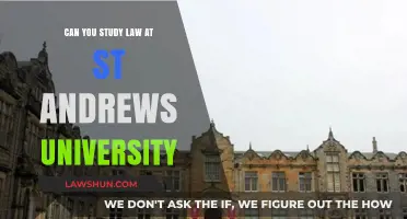 St Andrews: A Pathway to Law Studies?